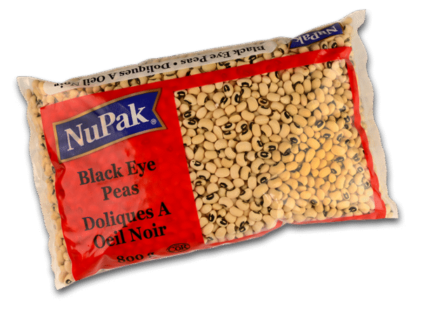 Nupak Black Eye Peas 800g