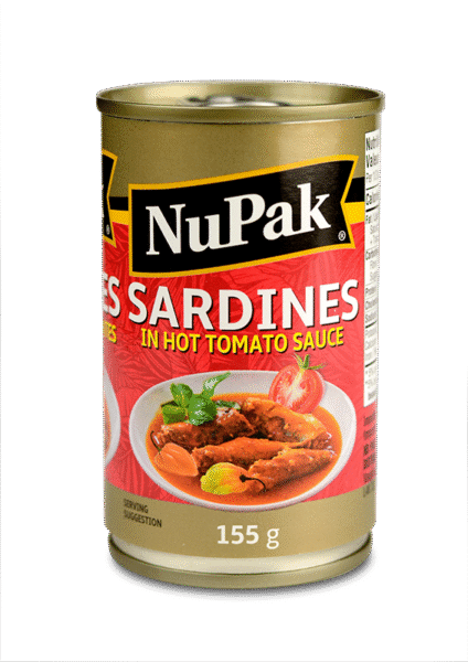 Nupak Sardines in HOT Tomato Sauce
