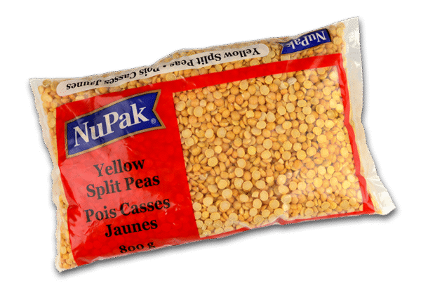Nupak Yellow Split Peas 800g